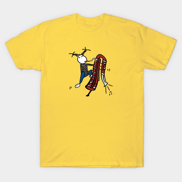 Contrabassoon woman T-Shirt by Guastevi